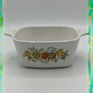CORNINGWARE 2 3/4 CUP SMALL DISH VINTAGE LE PERSIL